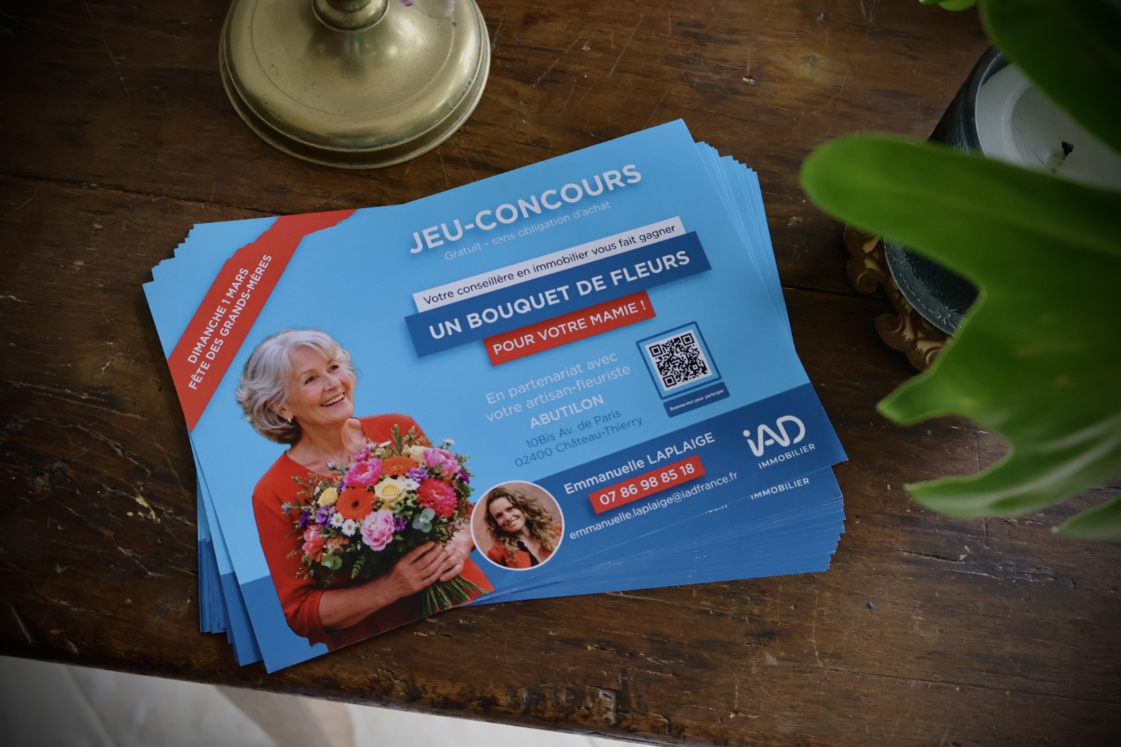 Flyer jeu-concours IAD Immobilier