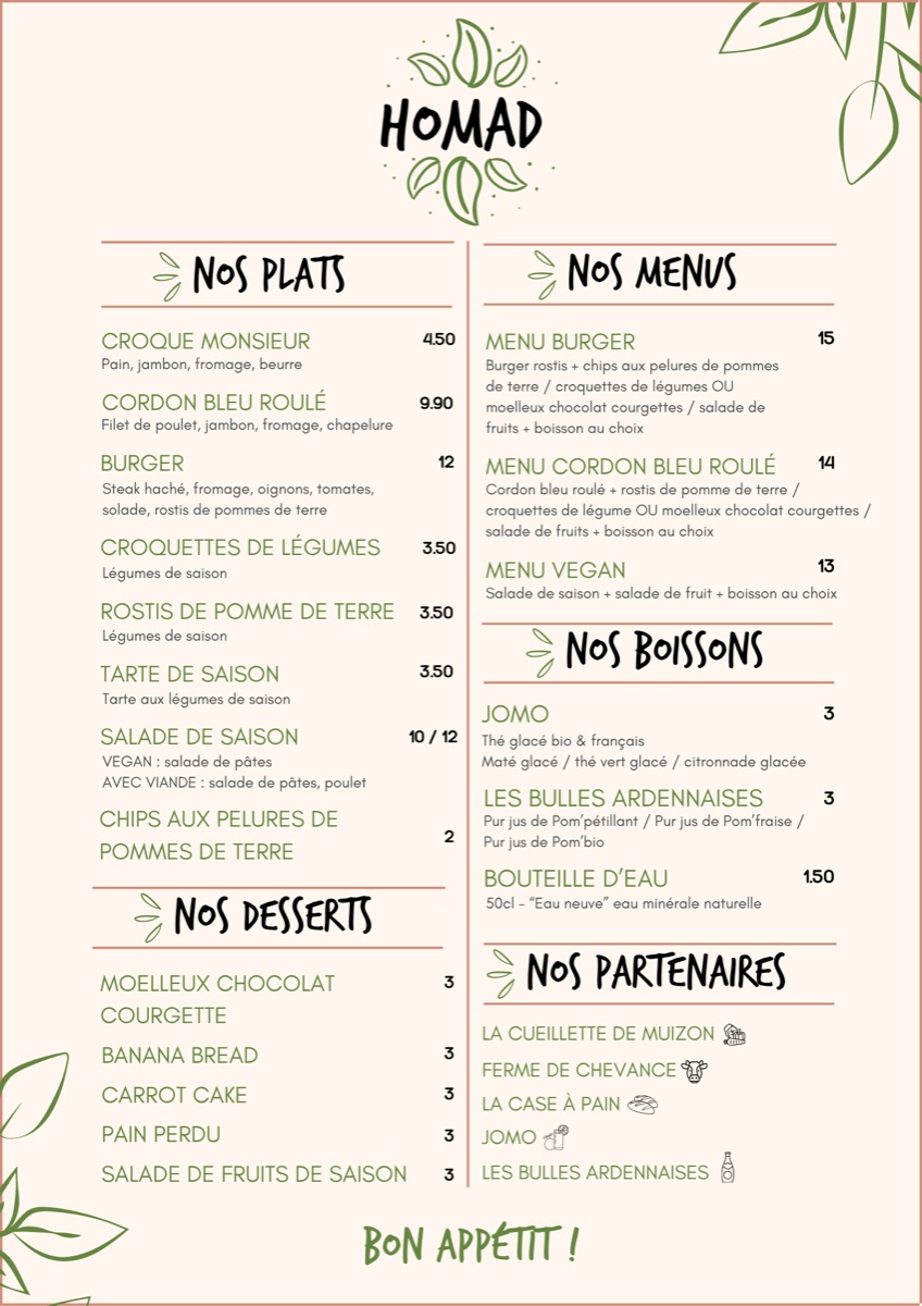 Carte HOMAD